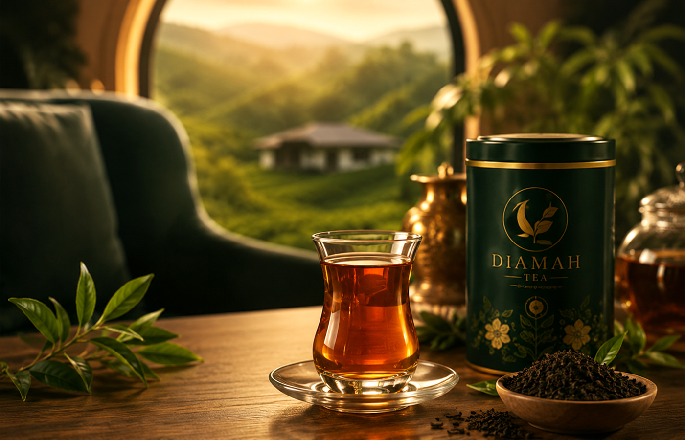 تماس و سفارش چای دیاماه